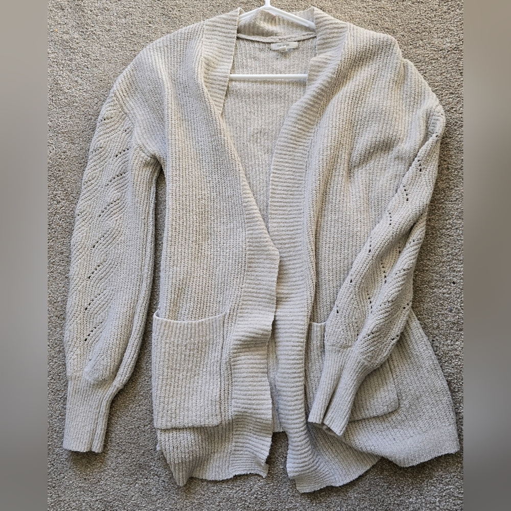 Maurices Ivory Knit Cardigan